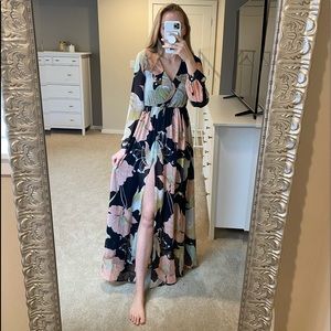 Maxi floral dress